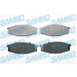5SP289 SAMKO Комплект тормозных колодок,
