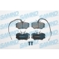 5SP293 SAMKO Комплект тормозных колодок,