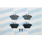 5SP298 SAMKO Комплект тормозных колодок,