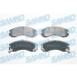 5SP578 SAMKO Комплект тормозных колодок,