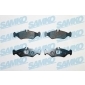 5SP609 SAMKO Комплект тормозных колодок,