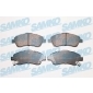 5SP1114 SAMKO Комплект тормозных колодок,