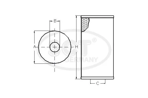 SCT SH425P Фильтр масляный SCT SH 425 P