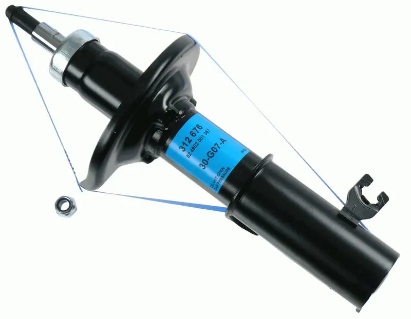 Sachs 312676 амортизатор газ. левый (пер.)
