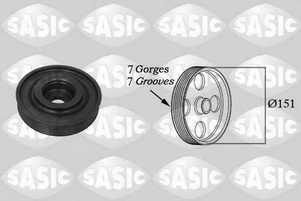 Sasic 2154009 Шкив коленвала