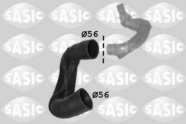 Sasic 3334025 Патрубок интеркулера RENAULT