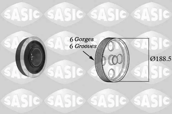 Sasic 9001805 Ременный шкив