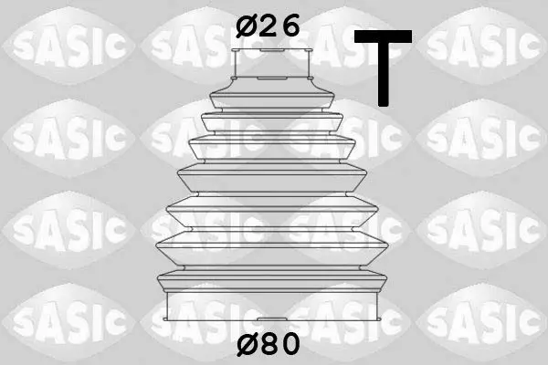 SASIC 1904013 Пыльник ШРУСа внешний RENAULT