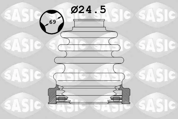 SASIC 1906064 Пыльник ШРУСа 1906064