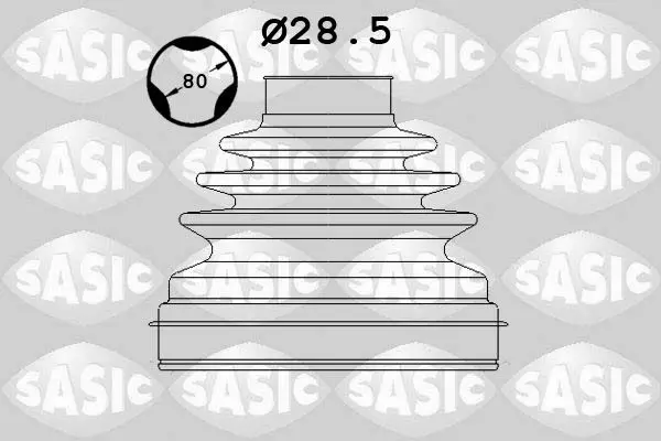 SASIC 1906132 Пыльник ШРУСа