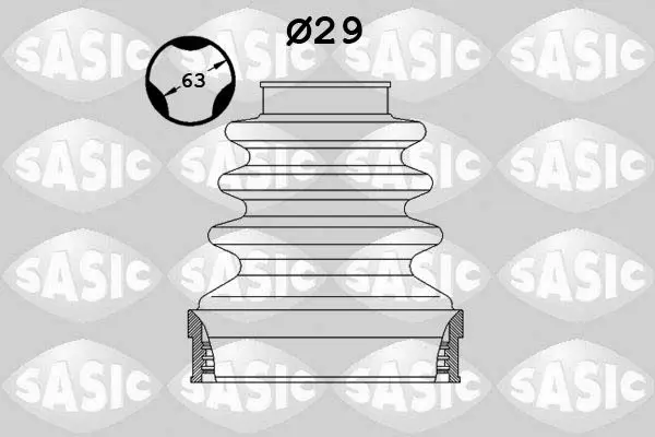 SASIC 2873883 Пыльник ШРУСа