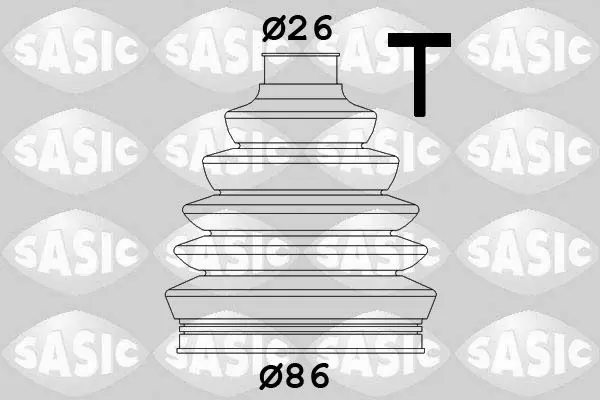 SASIC 1906041 Пыльник ШРУСа AUDI A4 I/A6