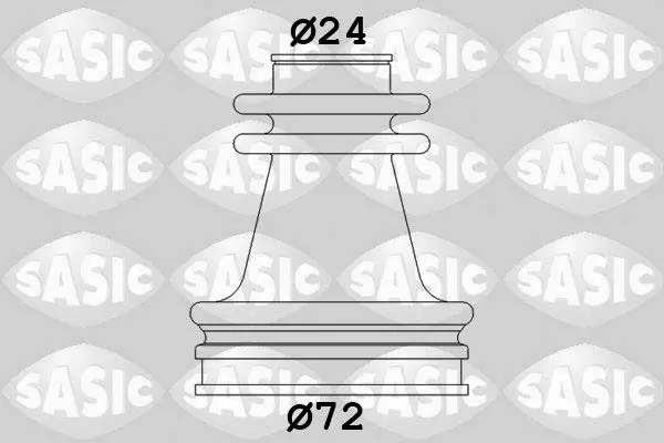 SASIC 4003462 Пыльник ШРУСа RENAULT