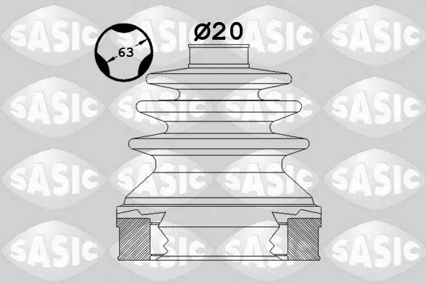 SASIC 1900003 Пыльник ШРУСа NISSAN ALMERA