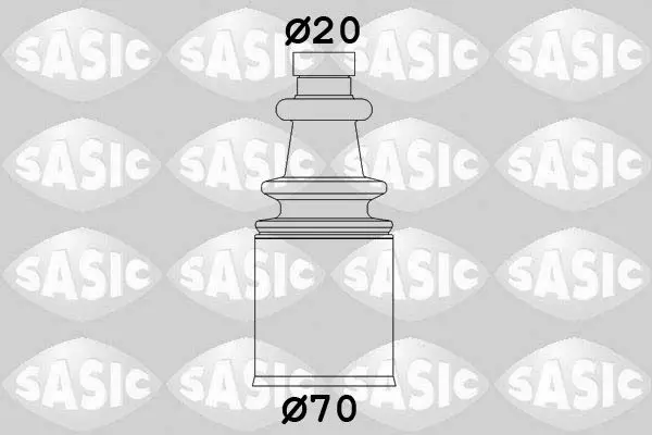 SASIC 2873693 Пыльник ШРУСа (установ.