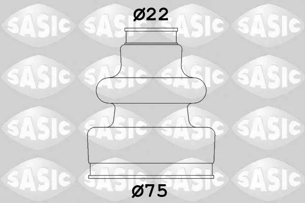 SASIC 2933593 Пыльник ШРУСа CITROEN