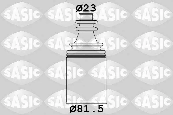 SASIC 1904006 к-кт пыльника ШРУСа