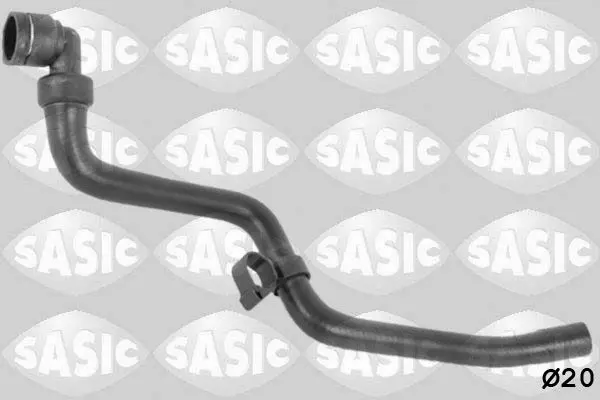 SASIC 3406332 Патрубок радиатора OPEL ASTRA