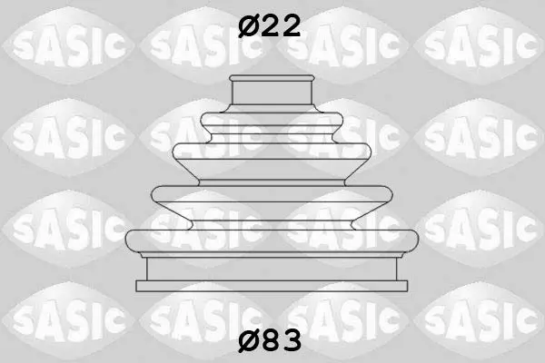 SASIC 4003437 Пыльник ШРУСа RENAULT R18 R19