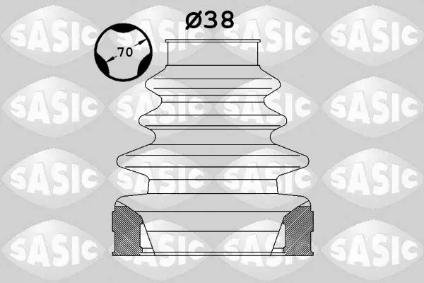 1900012 Пыльник ШРУС SASIC