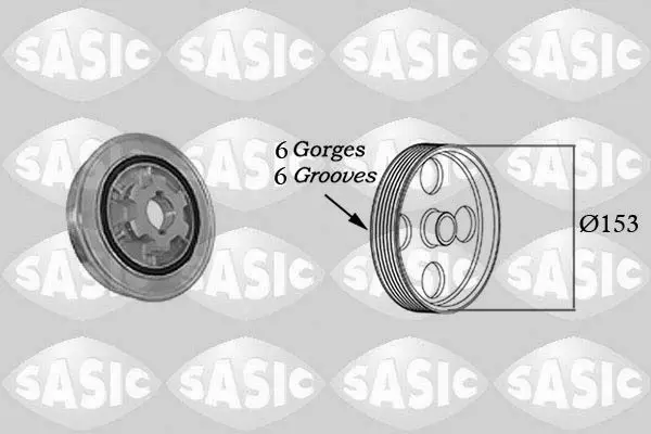SASIC 2150023 Ременный шкив