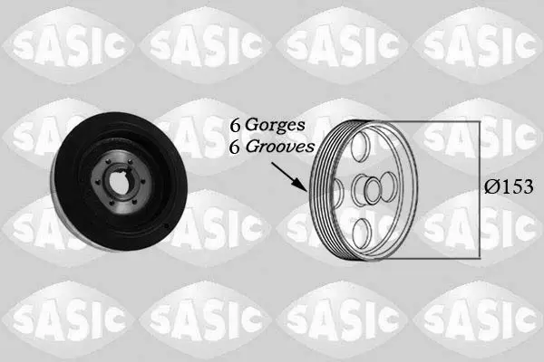 SASIC 2150026 Ременный шкив