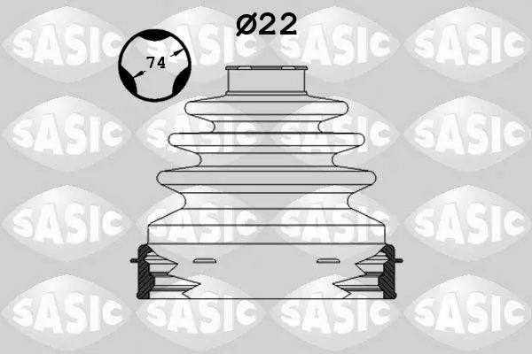 SASIC 1904028 Комплект пыльника