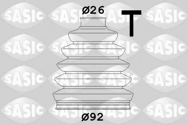 SASIC 1906109 Комплект пыльника, приводной