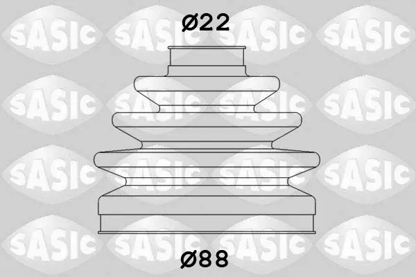 SASIC 1906099 Комплект пыльника, приводной