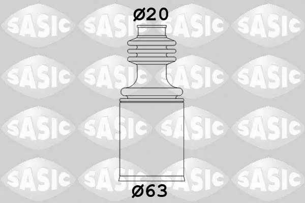 SASIC 2003421 Комплект пыльника