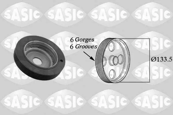 SASIC 2154001 Ременный шкив