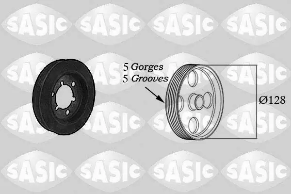 SASIC 2150025 Ременный шкив