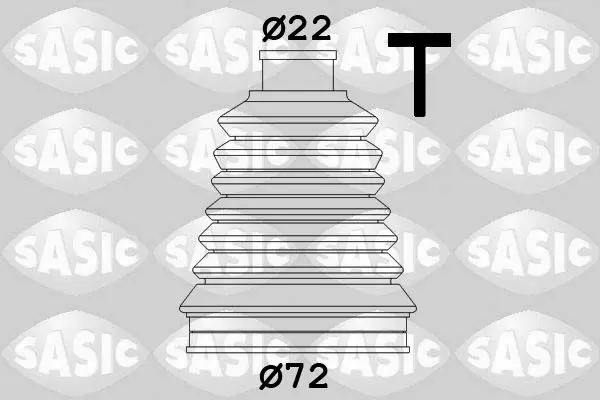 SASIC 2933123 к-кт пыльника ШРУСа наружного