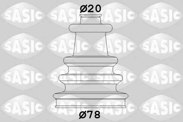SASIC 2933743 Пыльник ШРУСа CITROEN