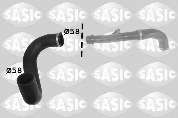 SASIC 3336309 Трубка нагнетаемого воздуха