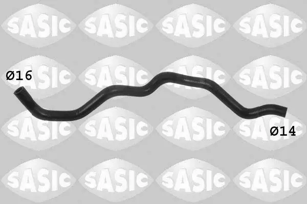 SASIC 3400015 патрубок радиатора Peugeot 307
