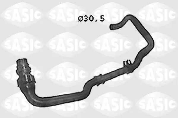 SASIC SWH0475 Патрубок радиатора