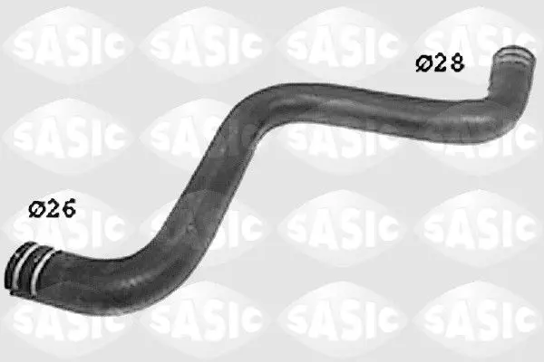SASIC SWH6621 Патрубок системы охлаждения