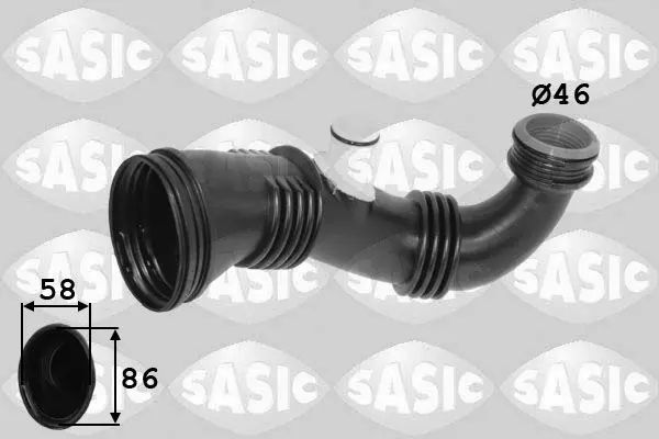SASIC 3330048 Трубка нагнетаемого воздуха