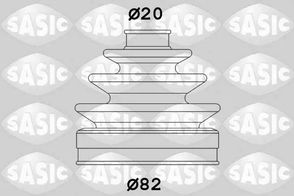 SASIC 2003417 Комплект пыльника