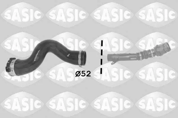 SASIC 3334058 Трубка нагнетаемого воздуха
