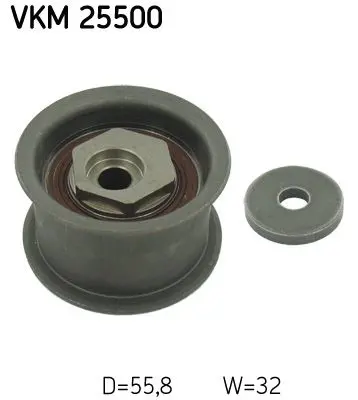 Skf VKM25500 Ролик отклонит.ремня ГРМ