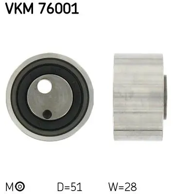 VKM 75008 Ролик натяжной ремня ГРМ