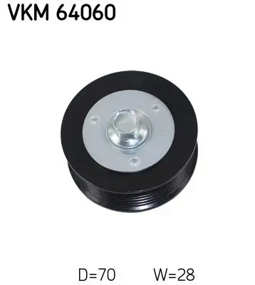VKM 64060 Ролик ремня приводного MAZDA