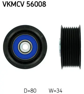 VKMCV 56008 Паразитный / ведущий ролик,
