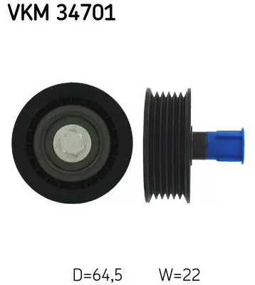Skf VKM34701 Ролик приводного ремня