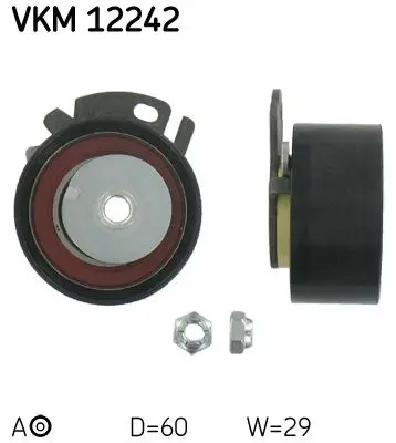 VKM 12242 Ролик натяжной ремня ГРМ