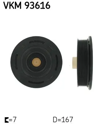 SKF VKM93616 Шкив коленчатого вала