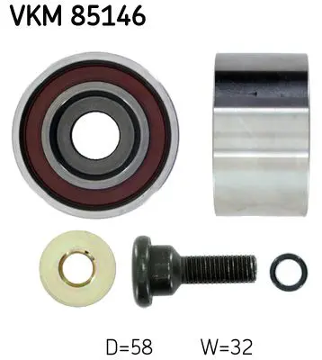 Skf VKM85146 Ролик промежуточный ремня ГРМ