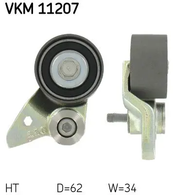 VKM 11207 Ролик натяжителя ремня грм